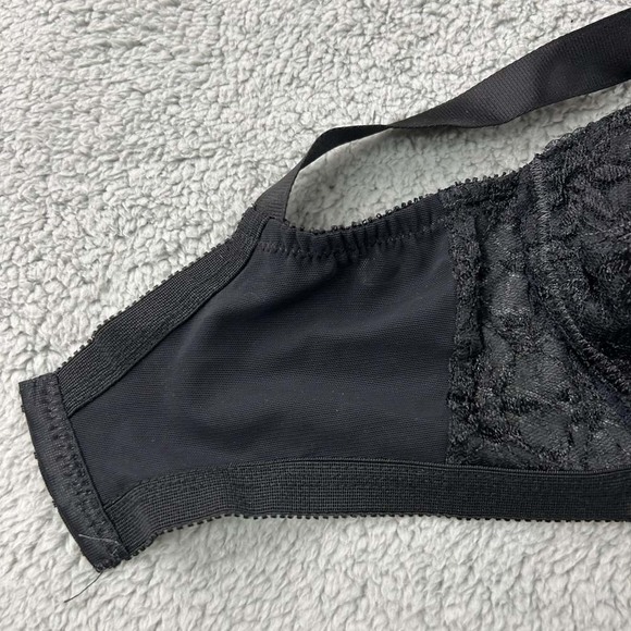 Norvell Bra 34HH Full Coverage 574 Soft Cup Cone Floral Lace NWOT NOS - Picture 3 of 9